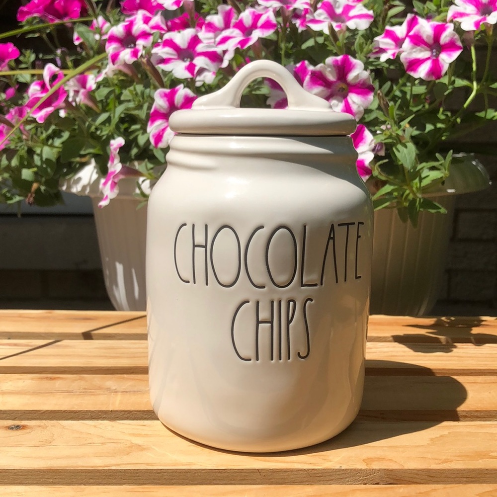 Rae Dunn CHOCOLATE CHIPS baby canister